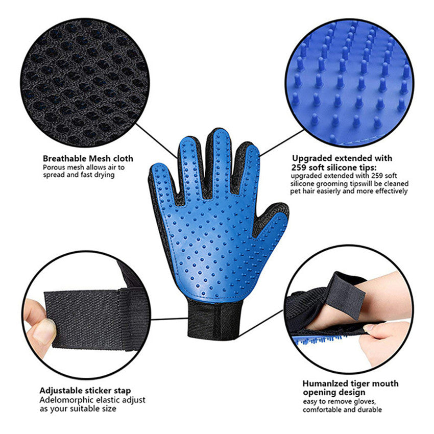 Samtpfoten Massagehandschuh
